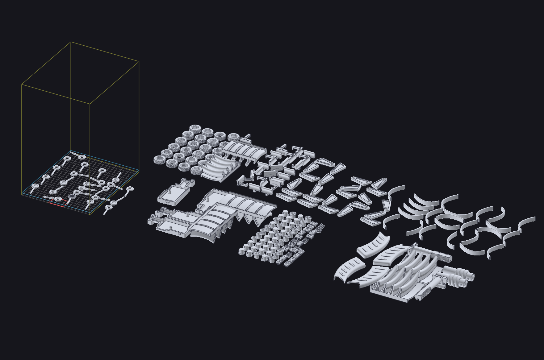 Manual packing - loose, wasted build height